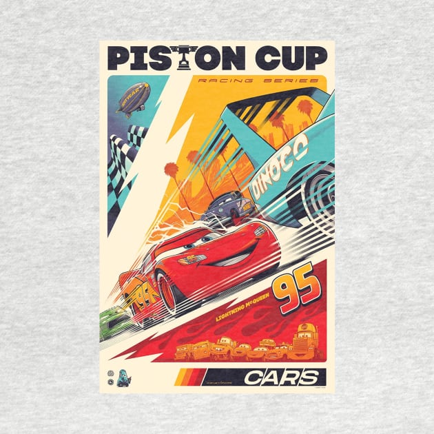 Piston cup cartoon by marryslinter